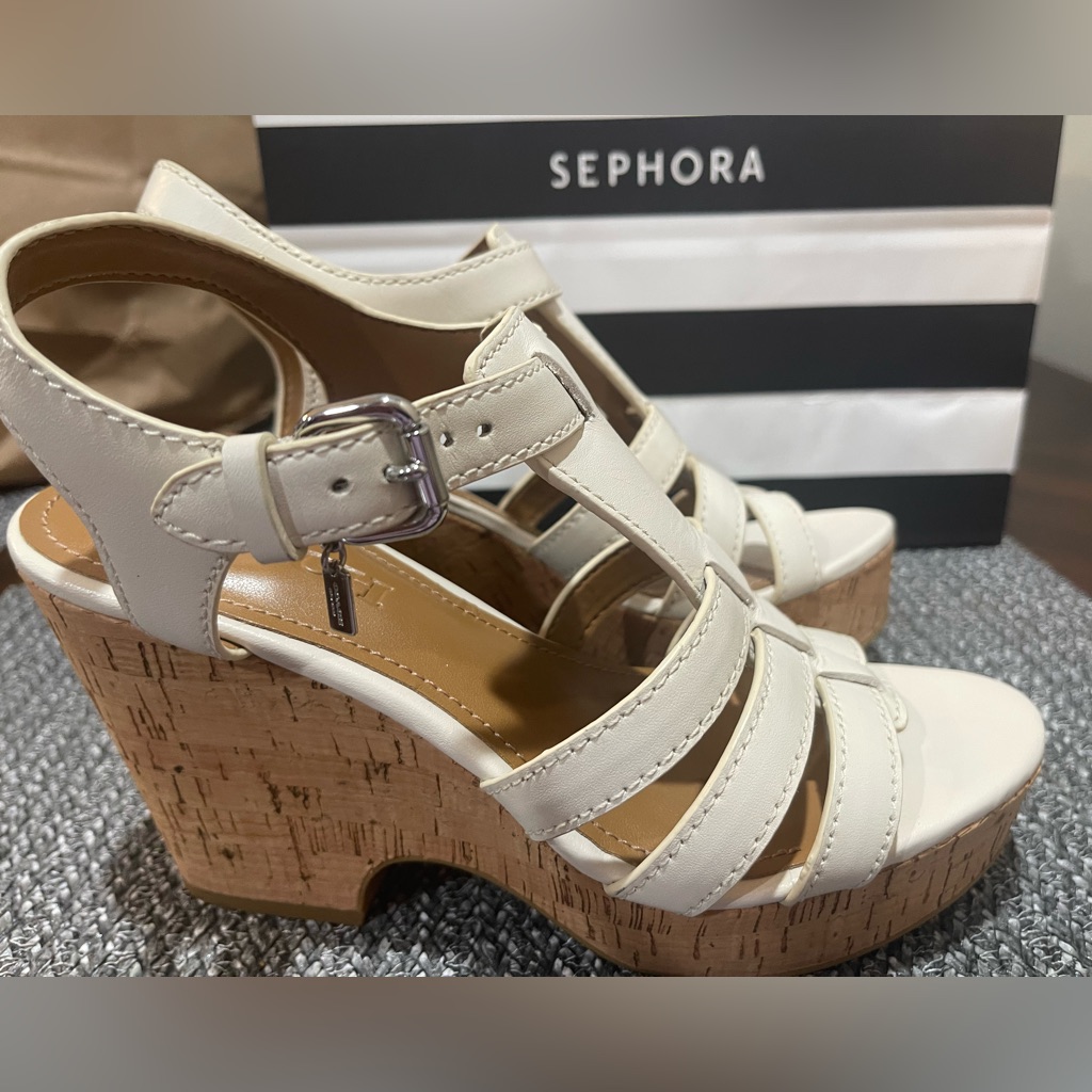 Coach Kennedy Womens Platform Sandals Nwot